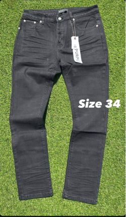 Purple jeans