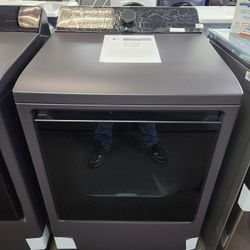 7.3 cu, ft Vented SMART Electric Dryer in Matte Black with Easy Load Door and Sensor Dry Technology