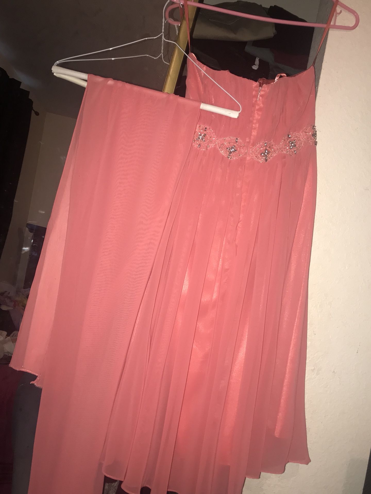 Coral Party Dress