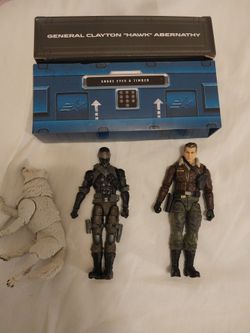 GI Joe, Snake Eye and Hawk.