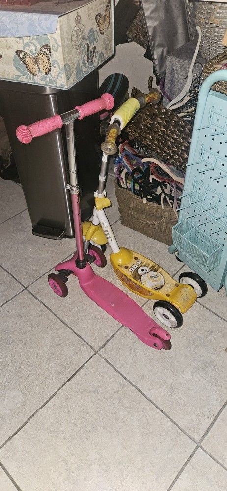2 KID CHILD SCOOTERS $10 EACH