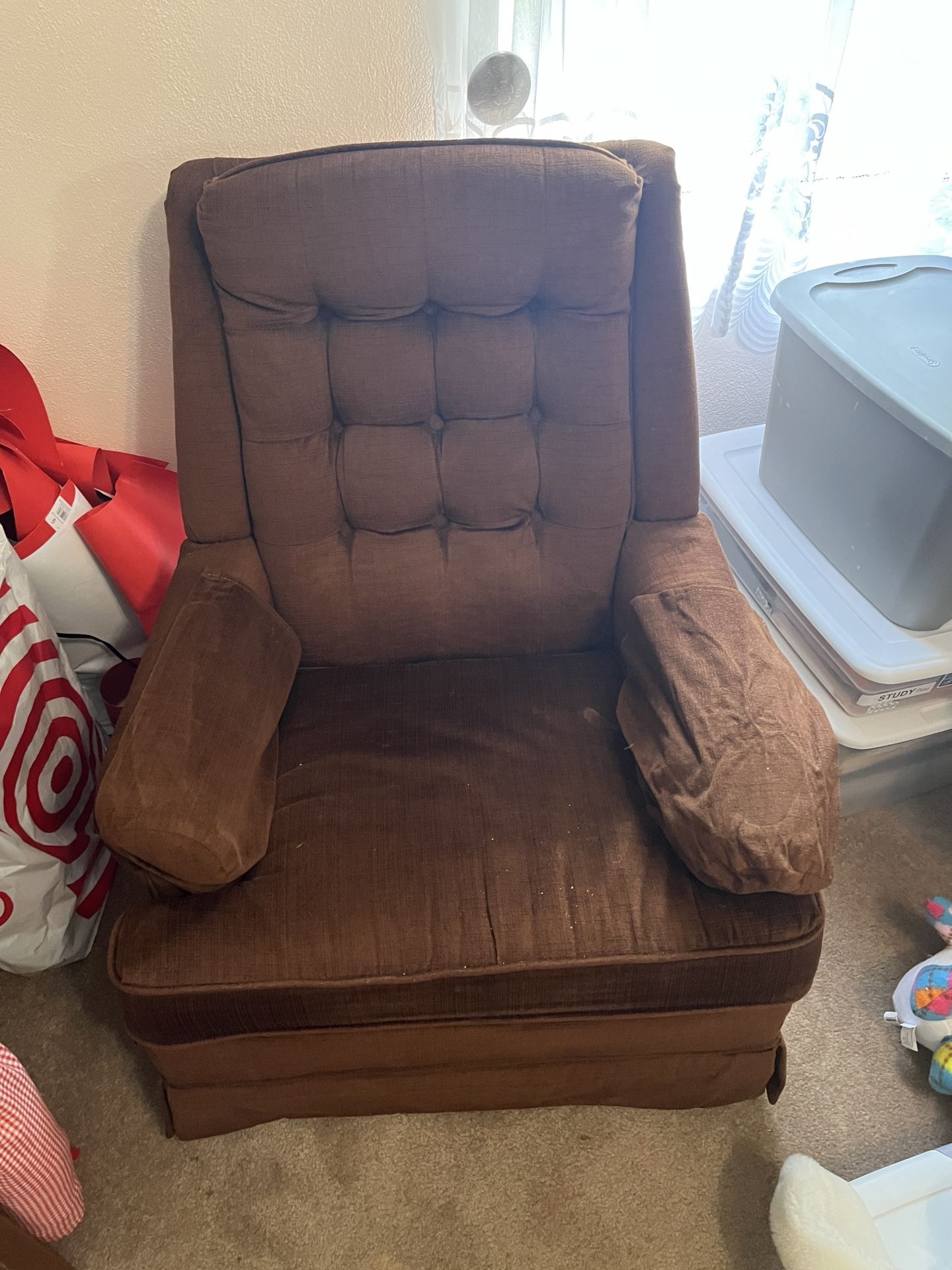 Brown Rocking Chair