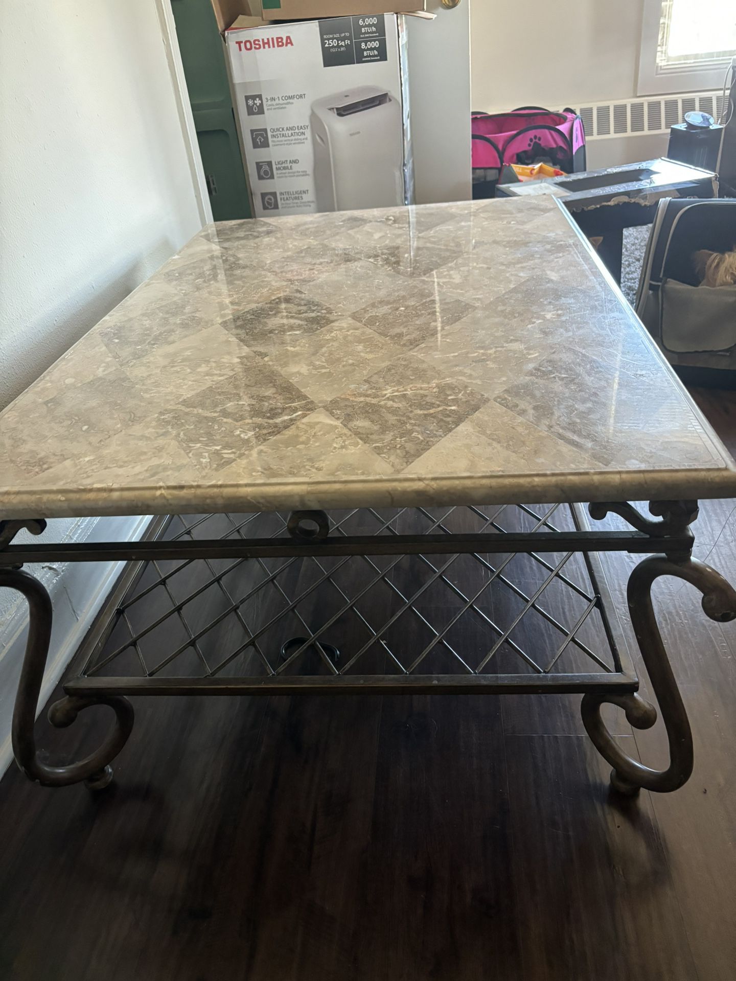 Marble Coffee & End Table Set 