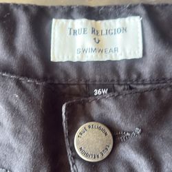 True Religion Shorts Size 36W 