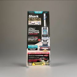 Shark Stratos AZ3002 TruePet Upright Vacuum, Blue, Brand New