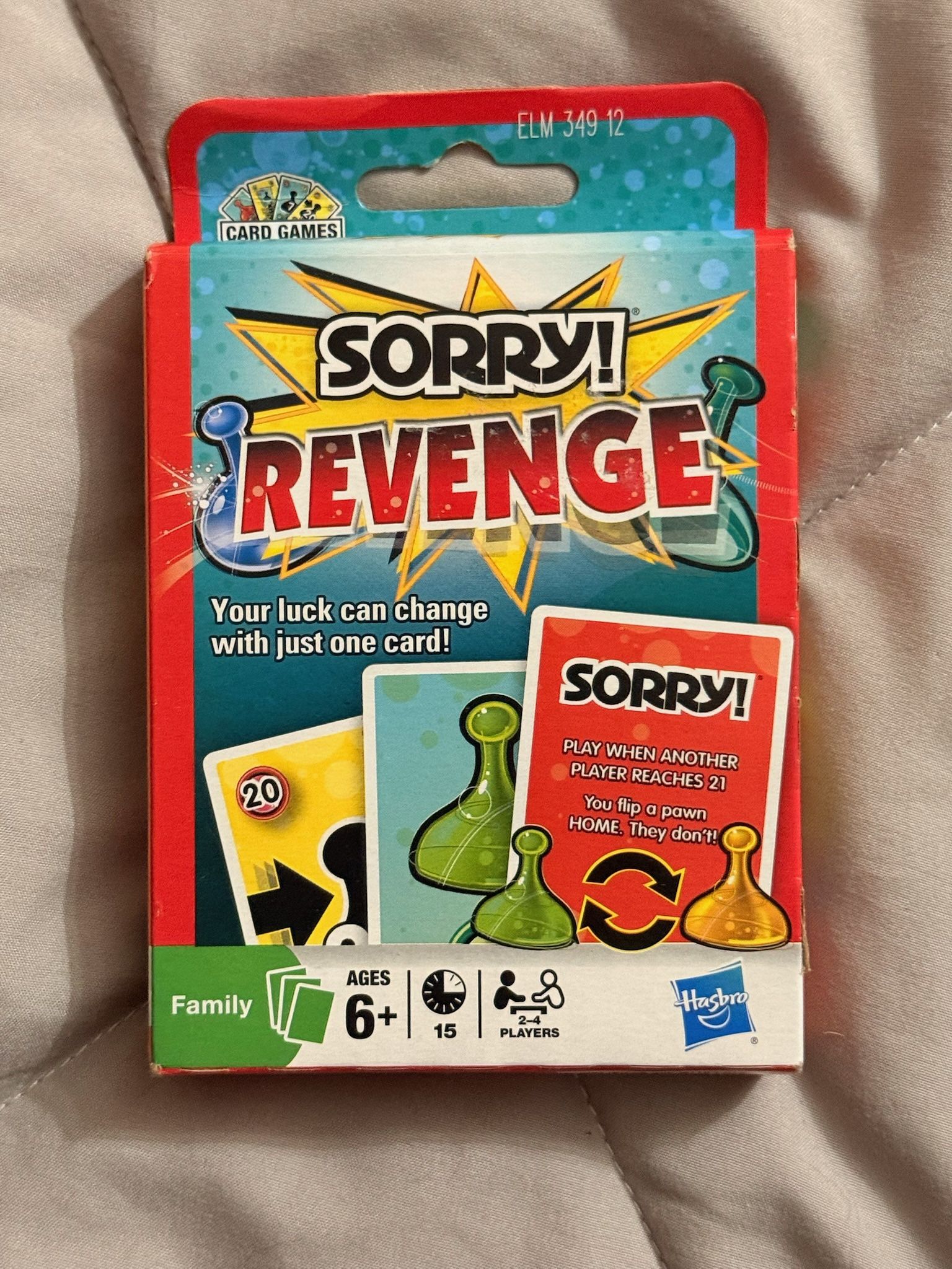 New Sorry Revenge Card Game