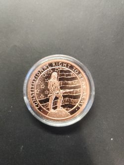 1 Ounce Copper Coin 2nd Amendment