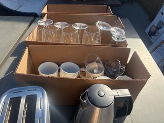 Free kitchen utensils, cups today