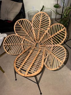 Sunflower Wicker Accent Chair