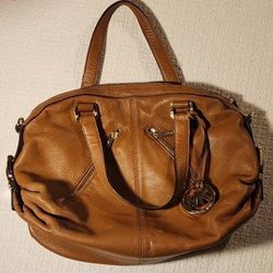 Michael Kors brown leather handbag