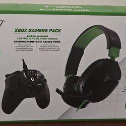 Turtle Beach Xbox Gamers Pack Featuring Recon 70 Gaming Headset  – Black Sealed