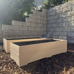 Handmade Cedar Planters - Lined & Painted