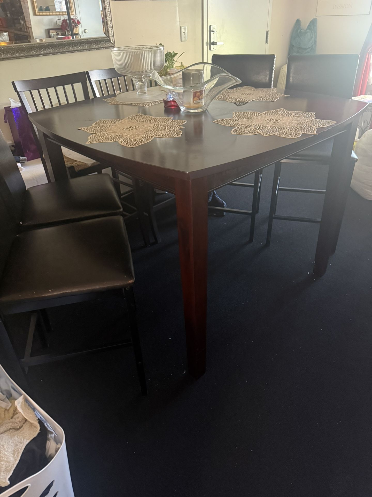 Cherry Wood Kitchen Table/4 Chairs