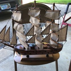 Mayflower Ship   17”x21” Exc Condition