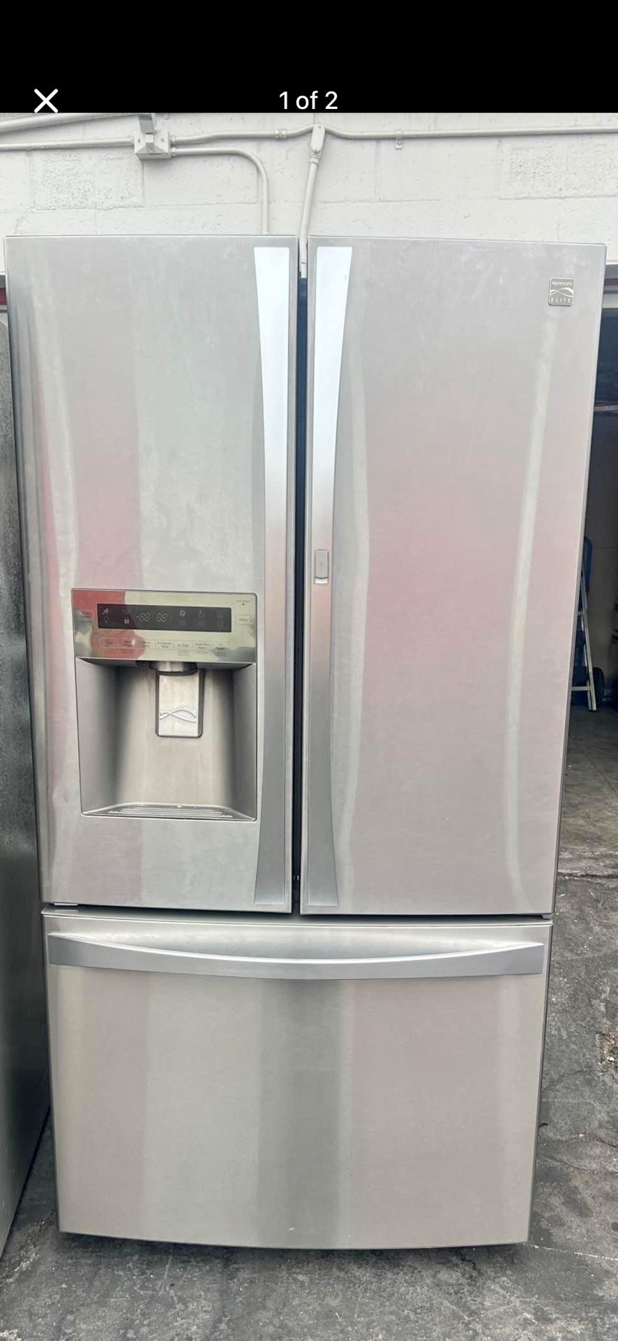 Kenmore Stainless Refrigerator Like New