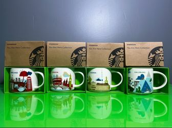 Starbucks You Are Here Collectable Mugs