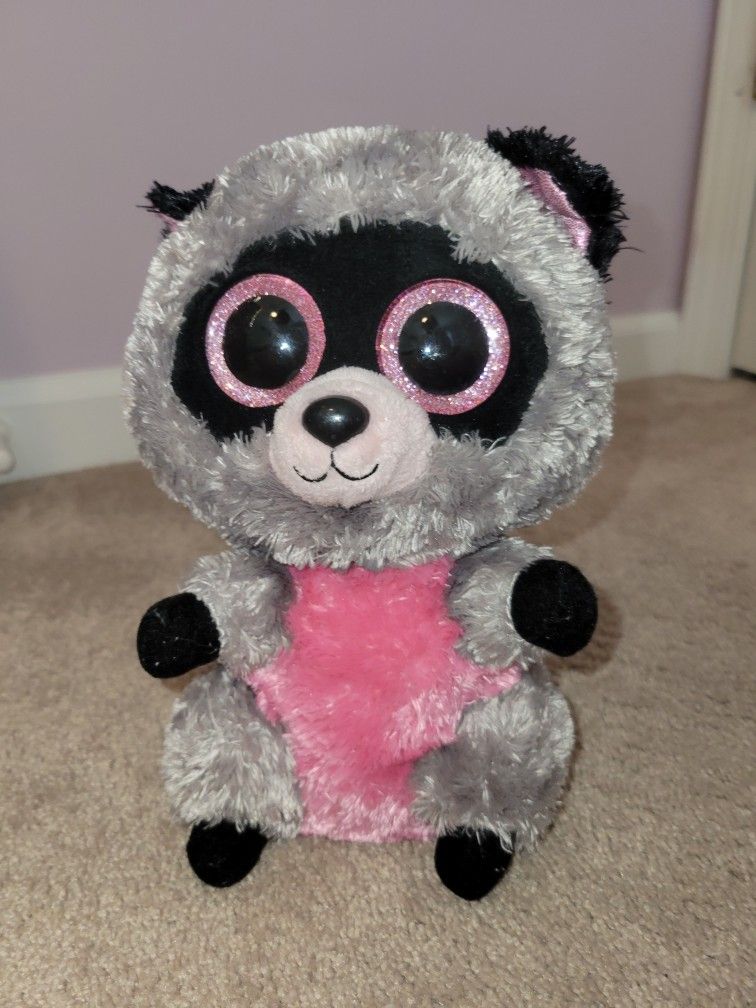 "Rocco" 10" raccoon Ty Beanie Boo