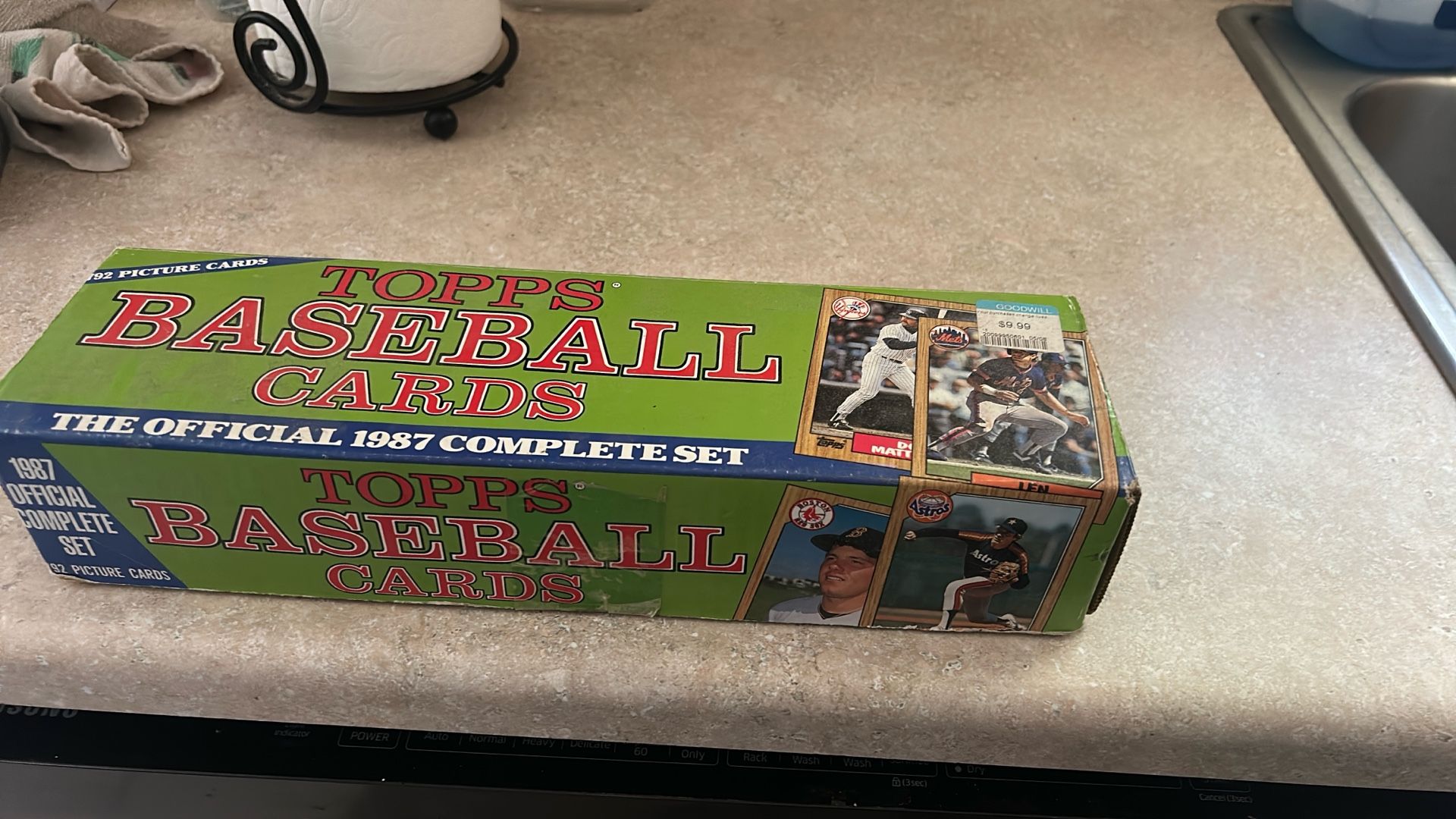 1987 official complete set tops baseball cards