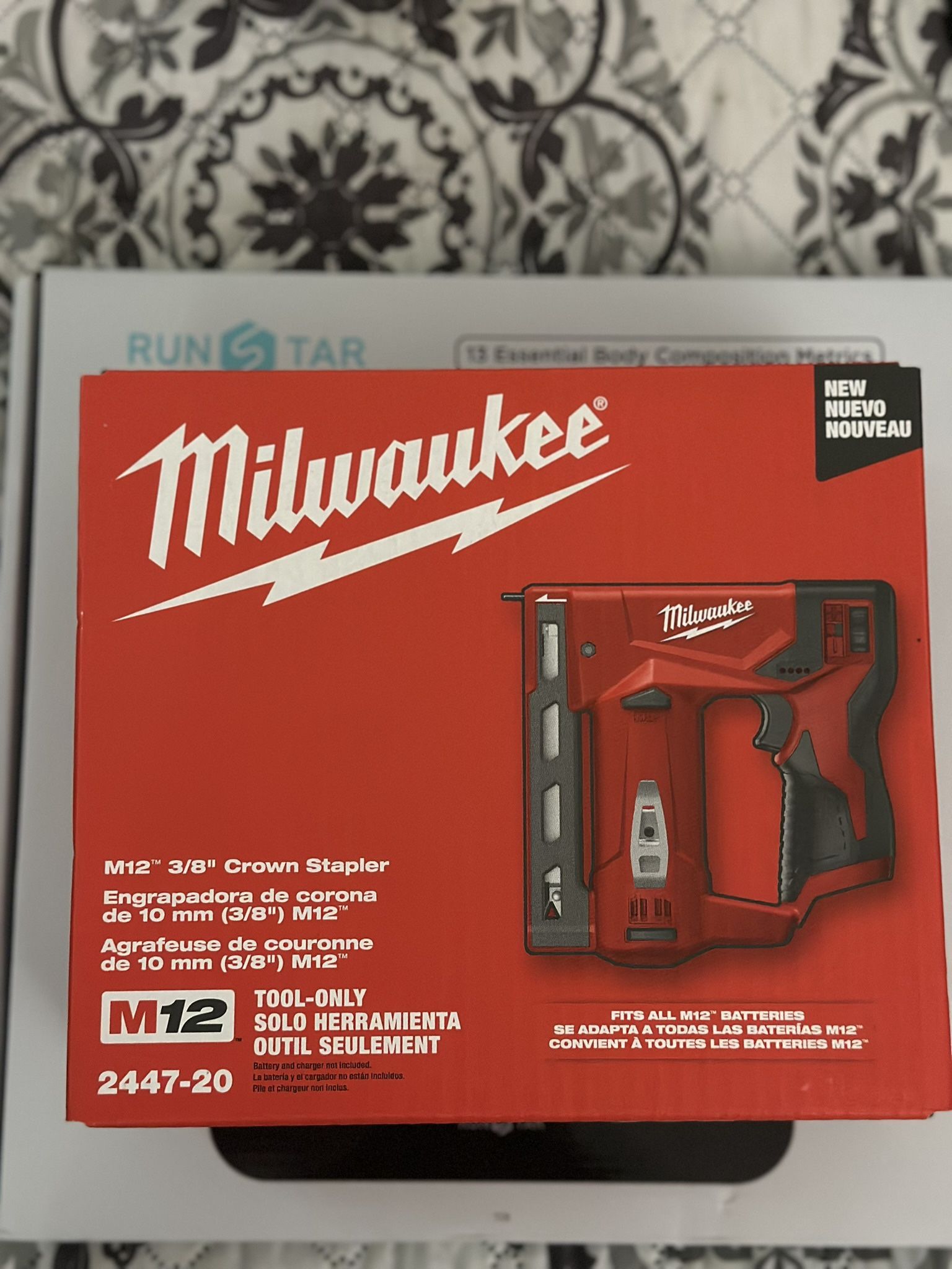 M12 12-Volt Lithium-Ion Cordless 3/8 in. Crown Stapler