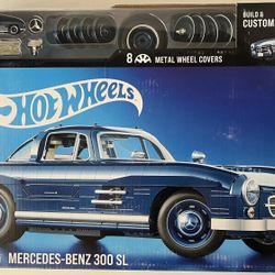 Mattel Brick Shop Hot Wheels Mercedes-Benz 300 SL Build Set 1600pcs 1:12 Scale
