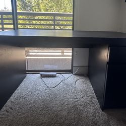 IKEA Malm Desk - Black/Brown (BEST OFFER!!!)