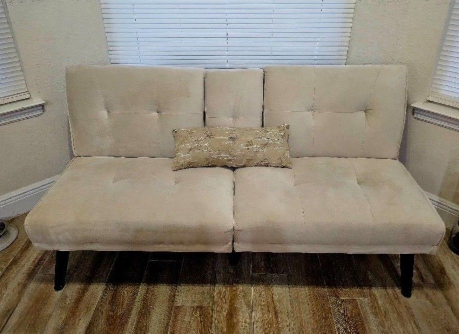 Beige Sofa Futon