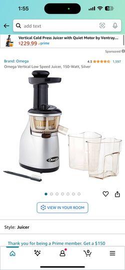 Omega Vertical Juicer 