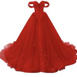 Brand New Red Gown