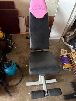 Pink Bowflex Adjustable Weight Bench