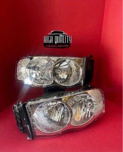 Dodge Ram 2002. 2005 Headlights.