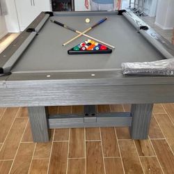 Pool Table 8ft New In Box  ( Free Delivery & Set Up & New Color Felt Of Your Choice )