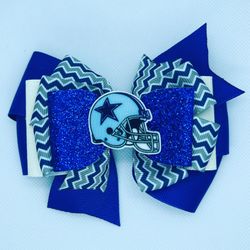 Cowboys Hair Bows