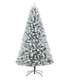 Brand New In Box Frosted Pre Lit Lights Christmas Pine Tree 6.5 Feet Tall 