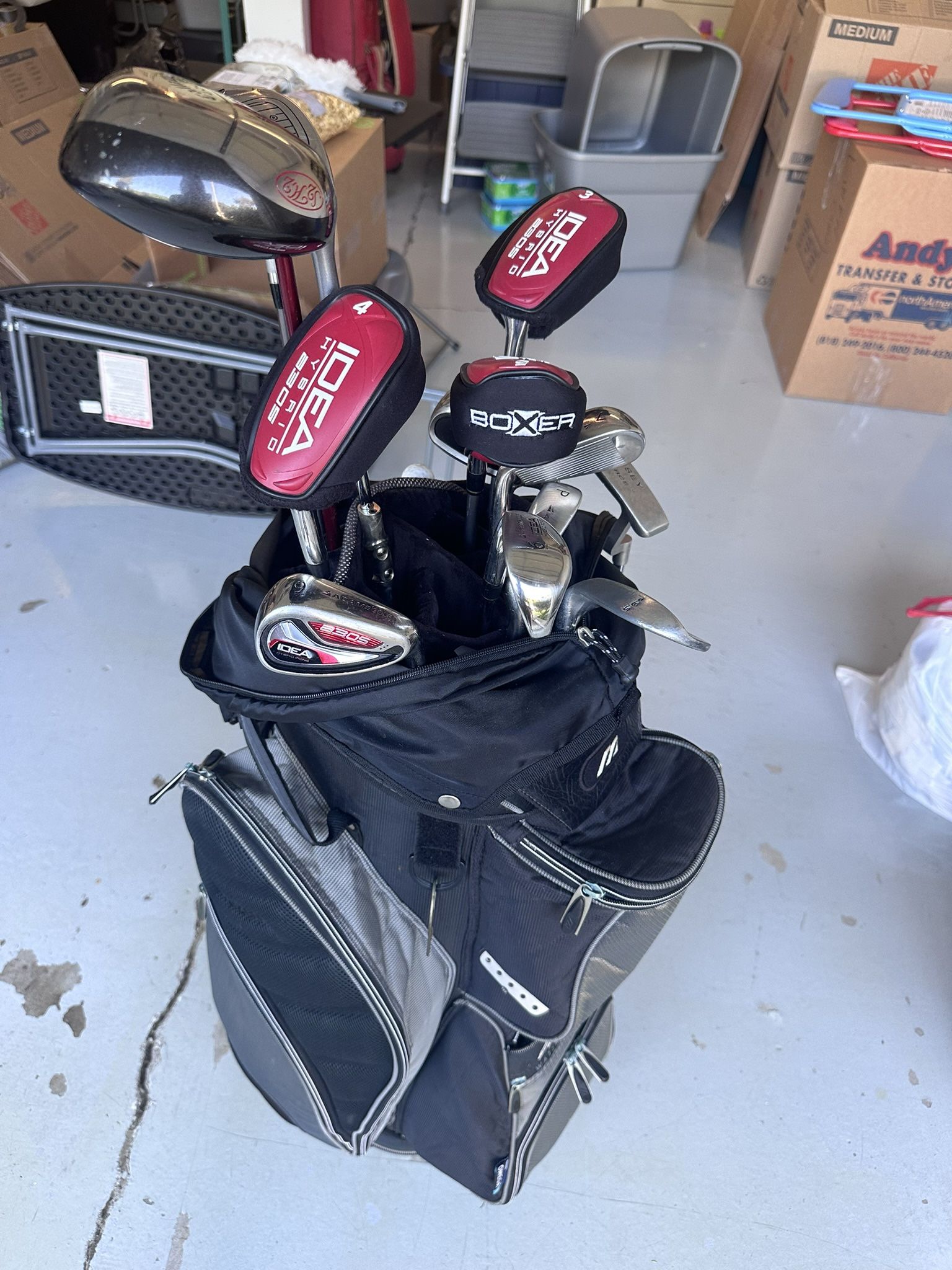 Golf Clubs & Bag