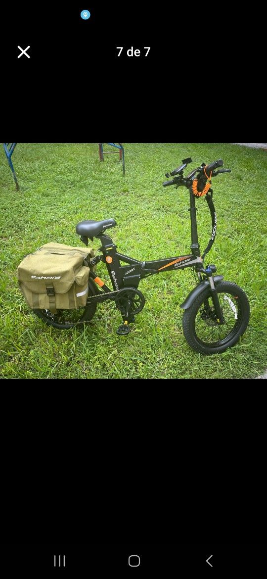 EAHORA AZARIA Bicicleta ELECTRICA PLEGLABLE De 750W, 20" E-Bike 32mph