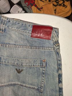 Armani Jeans Light Wash Denim Jeans