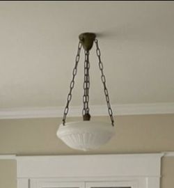 1910 Inverted Dome Chandelier