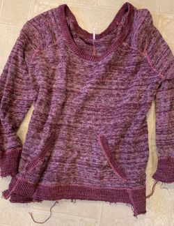 FREE PEOPLE Distressed sweater