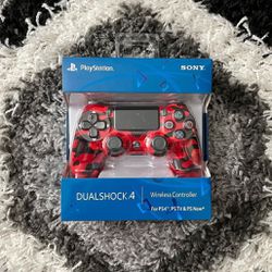 Camo Red Wireless PS4 Controller
