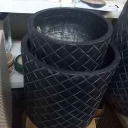 Large Brand New Designer 2pc Set Of Garden Planter High Quality Masterpiece Very Detailed Heavy