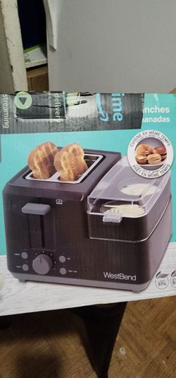 West Bend 2-Slice Toaster with Egg Cooker