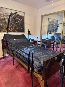 Hospital Adjustable Bed with Trapeze