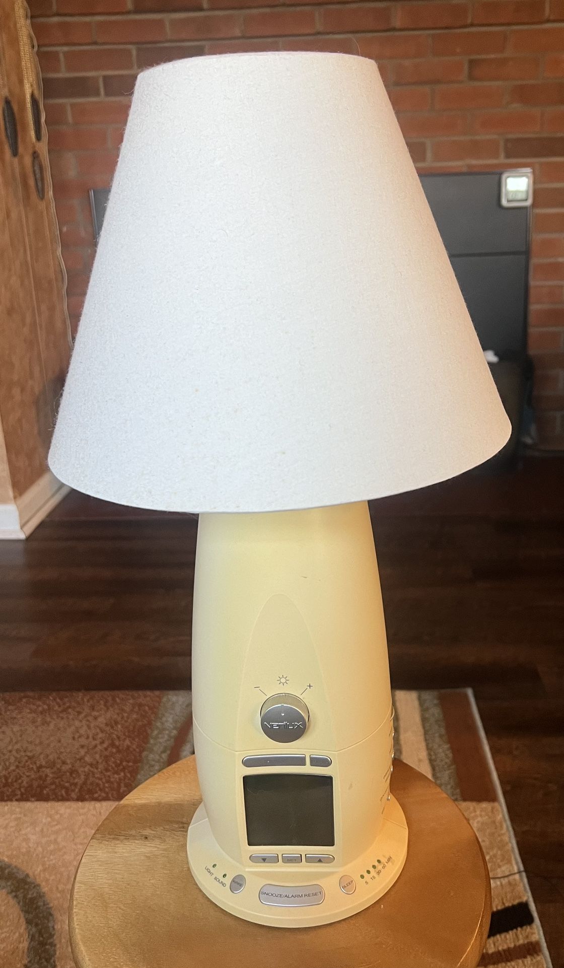 Verilux Rise & Shine Natural Alarm Clock Deluxe Bedside Lamp