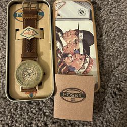 Fossil Watch Authentic,  W -case Papers