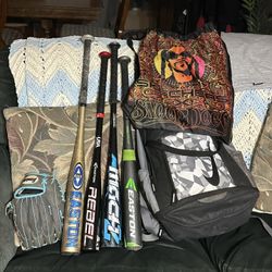 Baseball equipment and Snoop dog Bag