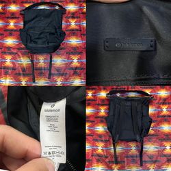 lululemon Easy Days Black Backpack & Tote Bag Laptop FLAWS