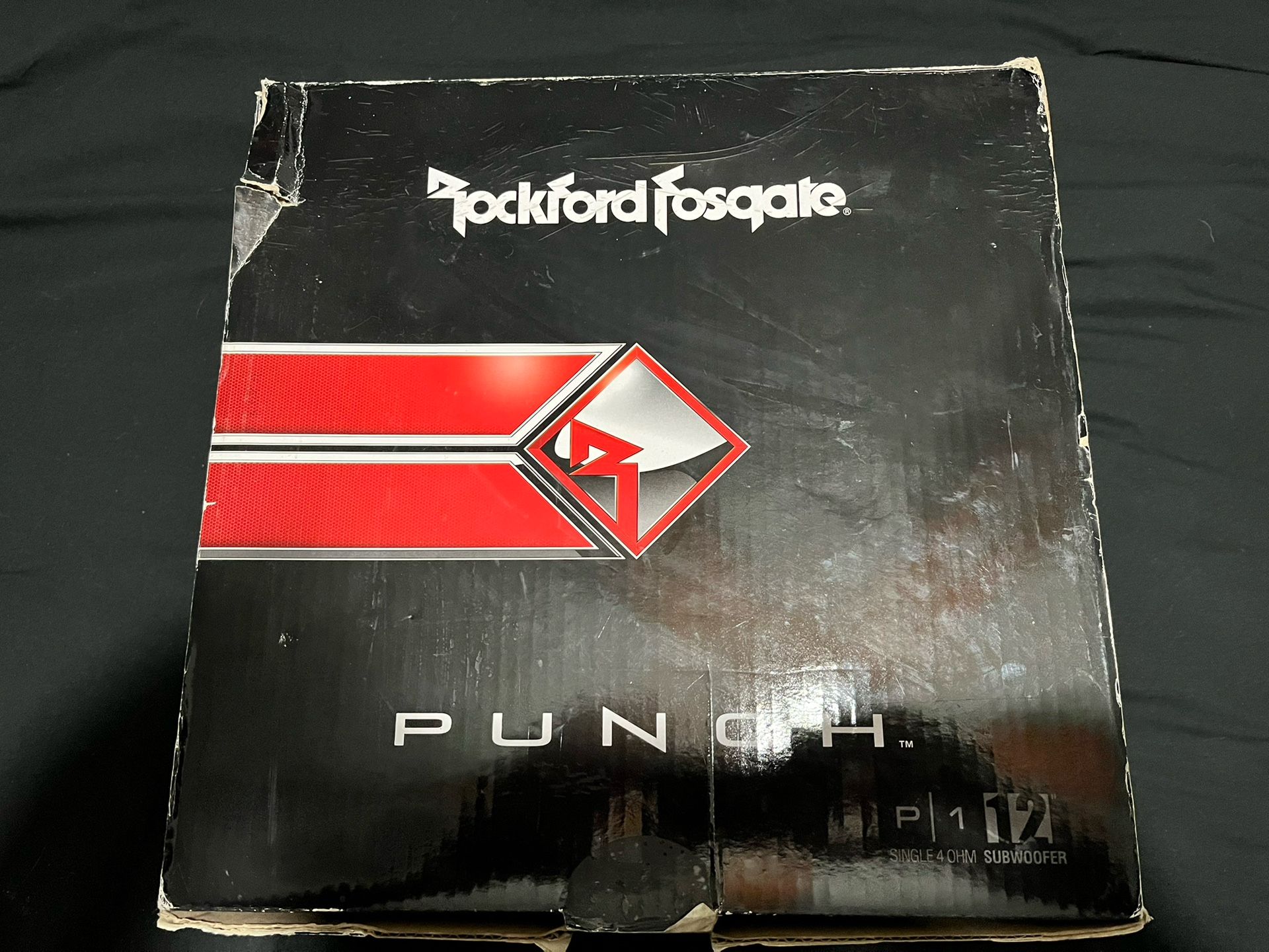 Brand new 12” Rockfordfosqate Punch Subwoofer w/ Box And Two 6.5”