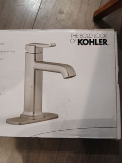 KOHLER, brush nickel bath faucet, new