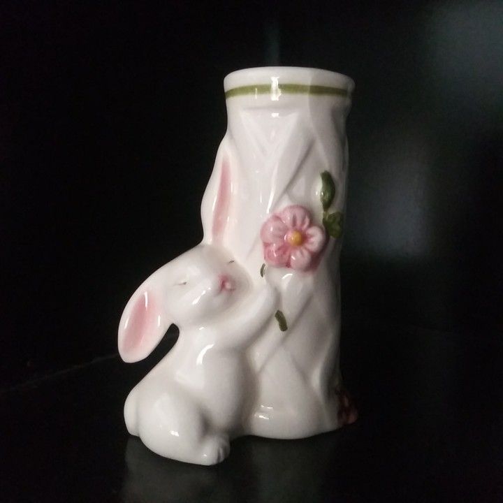 Small Vintage Rabbit Bud Vase