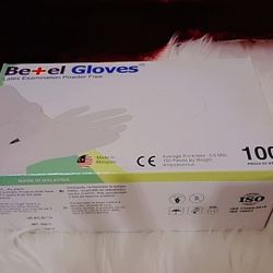 Bet-el Latex Gloves | 100ct Box | Large | Powder-Free